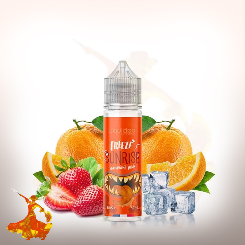 E-liquid Freeze Sunrise 50ml Liquideo Freeze Arôme Boosté