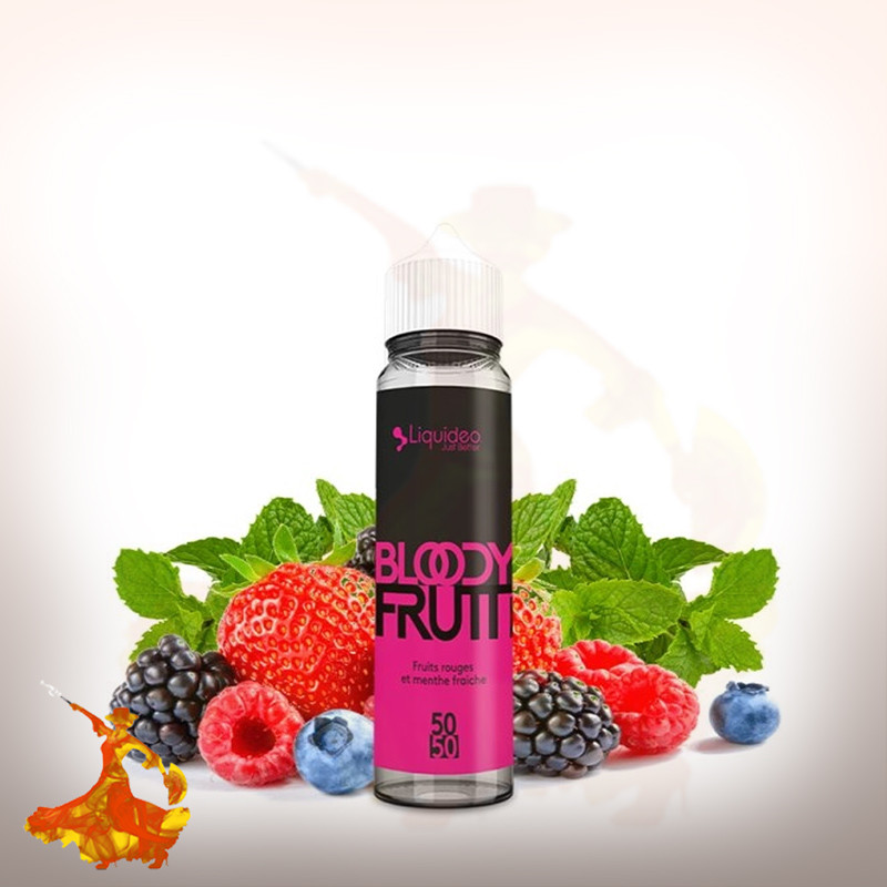 E-liquid Bloody Frutti 50ml Liquideo Fifty Salt Arôme Boosté