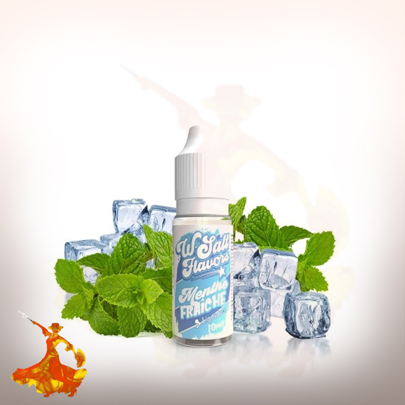 E-liquid Menthe Fraîche Wsalt Flavor by Liquideo