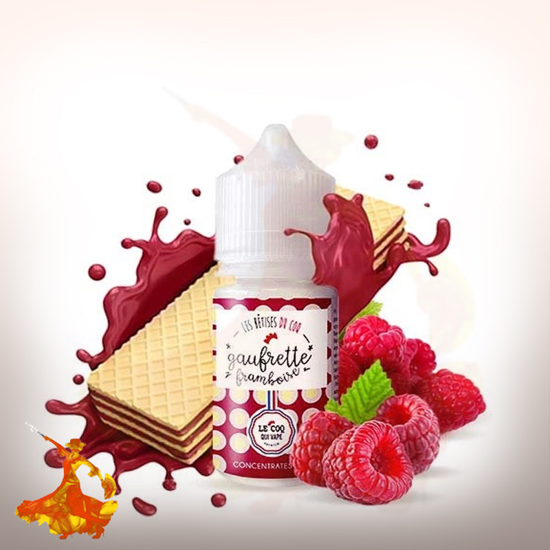Concentré Gaufrette Framboise Les Bêtises du Coq by Le Coq qui Vape