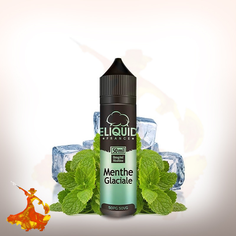 E-liquid Menthe Glaciale 50ml Eliquid France Arôme boosté prêt à vaper