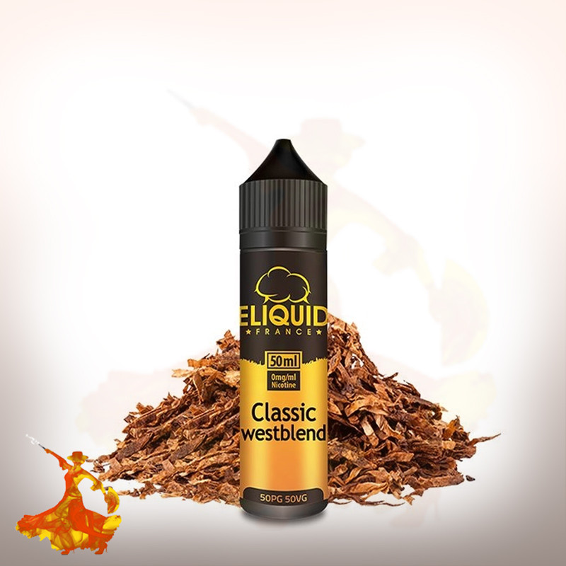 E-liquid Classic Westblend 50ml Eliquid France Arôme boosté prêt à vaper