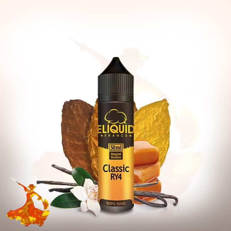 E-liquid Classic RY4 50ml Eliquid France Arôme boosté prêt à vaper