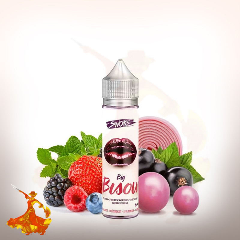 E-liquid Big Bisou 50ml Swoke Arôme boosté prêt à vaper