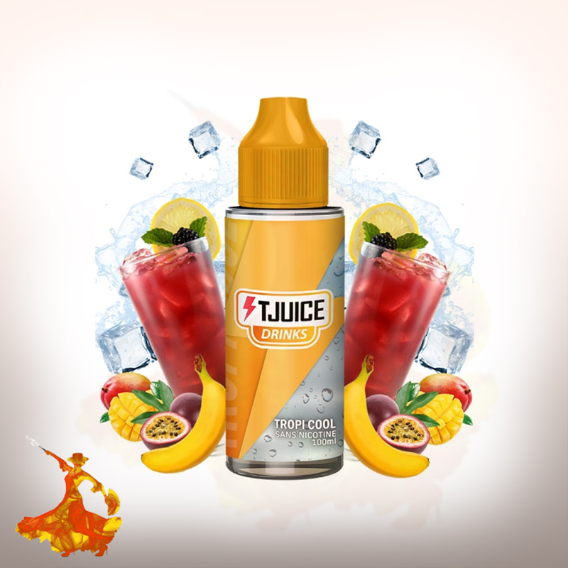 Eliquid Tropi Cool 100ml T Juice Arôme boosté prêt à vaper