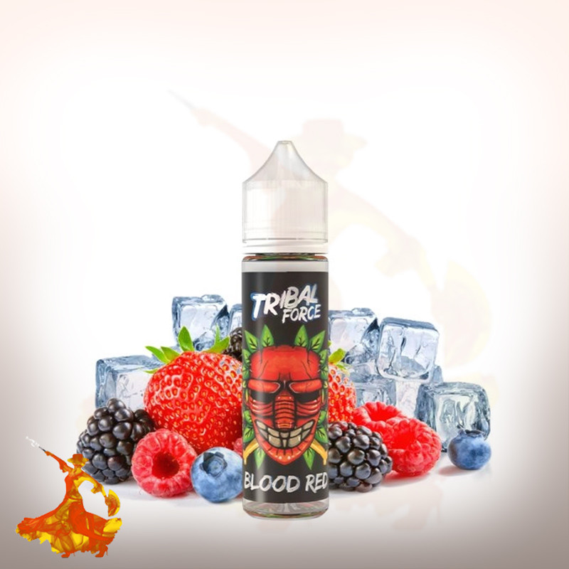 E-liquid Blood Red 50ml Tribal Force Arôme boosté prêt à vaper