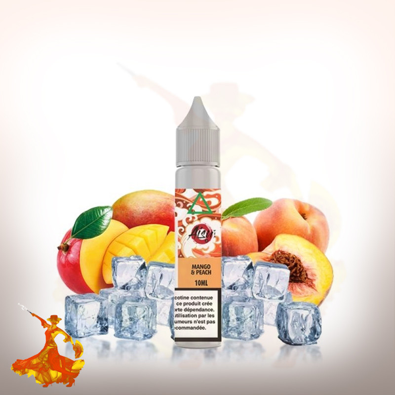 Eliquid Mango Peach sel de nicotine Aisu