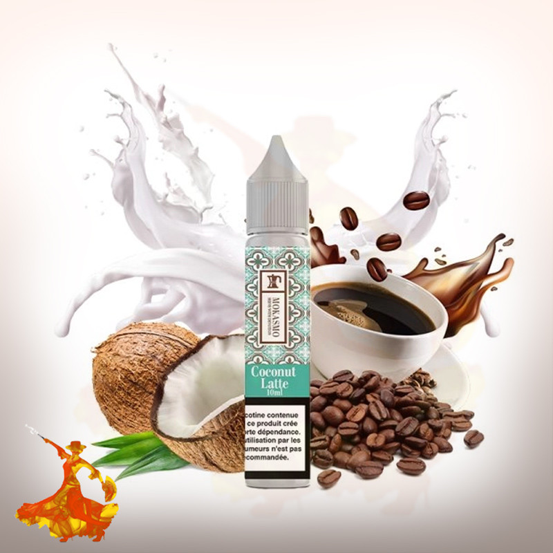 Eliquid Coconut Latte sel de nicotine Aisu
