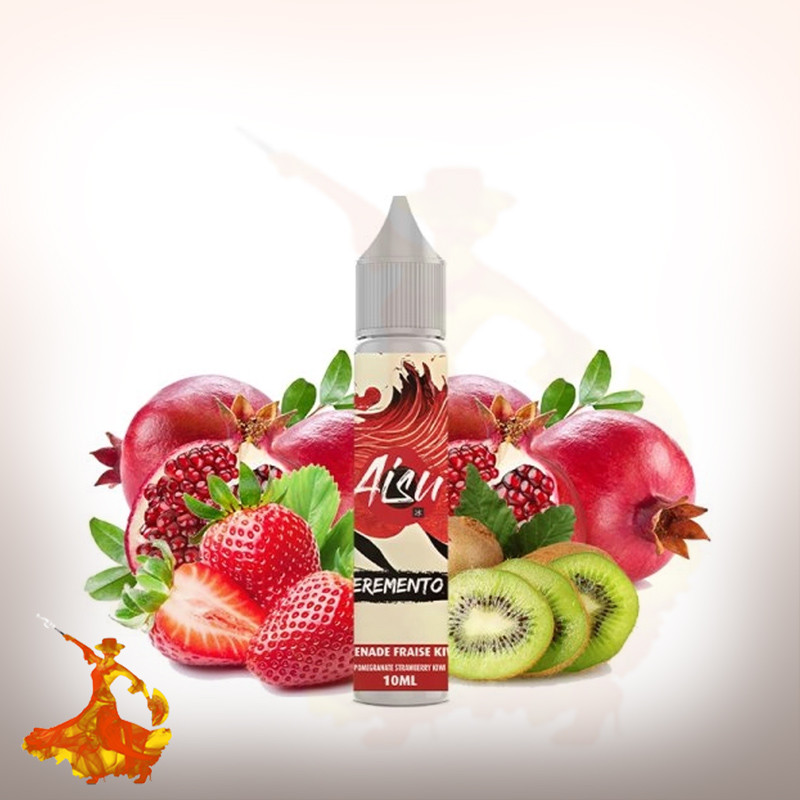 Eliquid Grenade Fraise Kiwi sel de nicotine Aisu