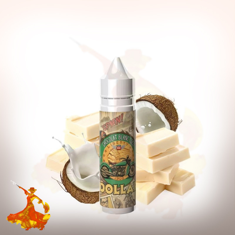 E-liquid Chocolat Blanc Coco 50ml Dollar by Juice 66