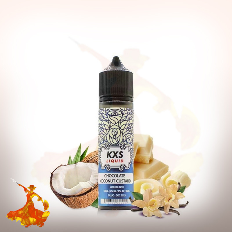 E-liquid Chocolate Coconut Custard 50ml KXS Liquid