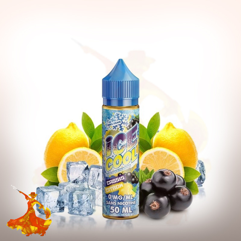 E-liquid Cassis Citron 50ml Ice Cool by Liquidarom