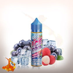 E-liquid Lychee Myrtille 50ml Ice Cool by Liquidarom