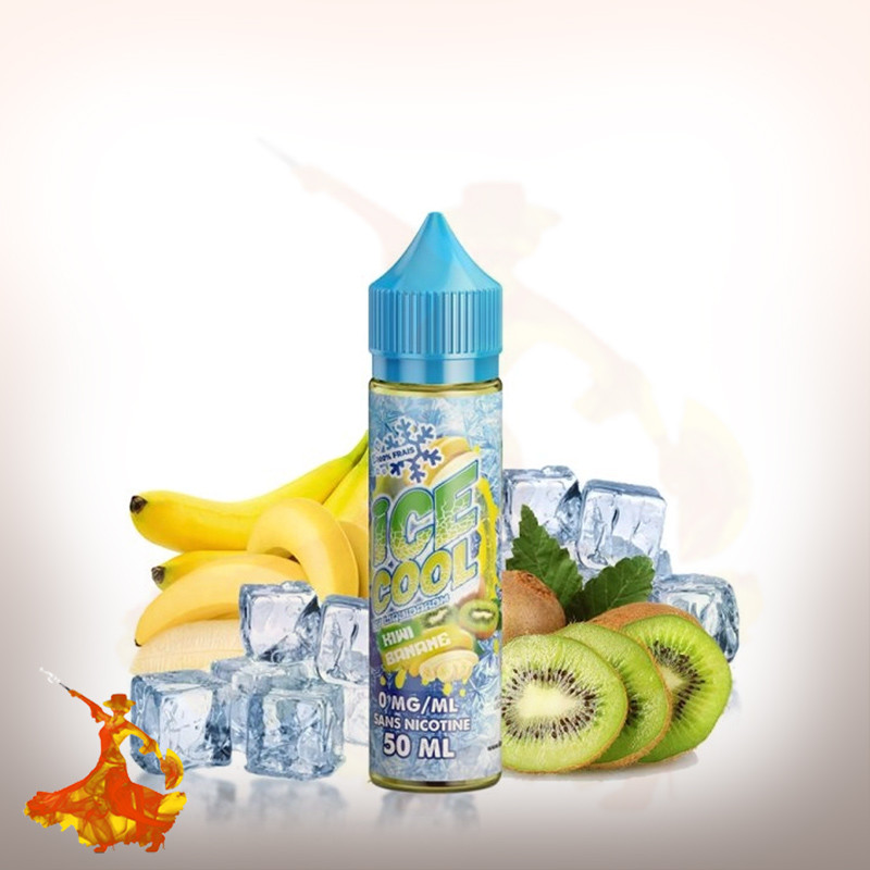 E-liquid Kiwi Banane 50ml Ice Cool by Liquidarom