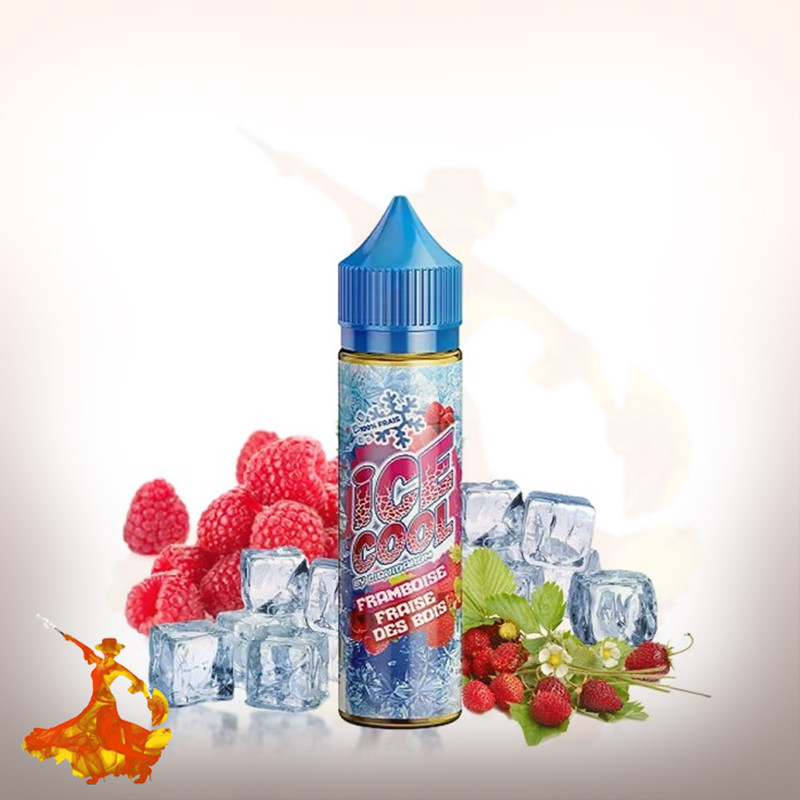 E-liquid Framboise Fraise Des Bois 50ml Ice Cool by Liquidarom