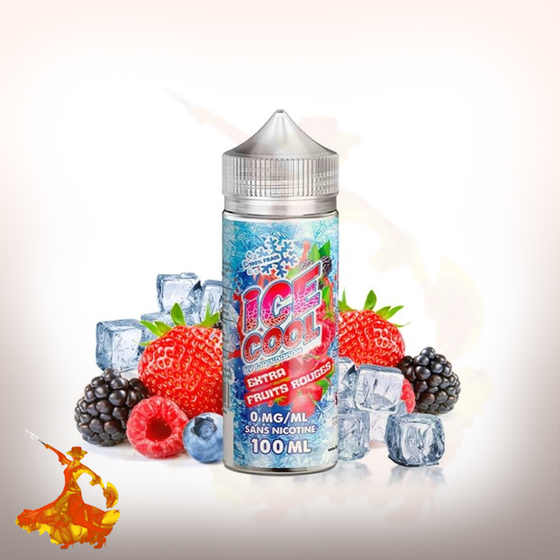 Eliquid Extra Fruit Rouge 100ml Ice Cool by Liquidarom