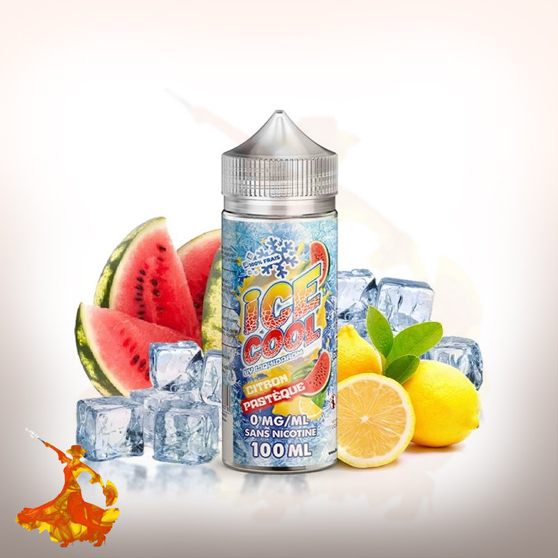 E-liquid Citron Pastèque 100ml Ice Cool by Liquidarom