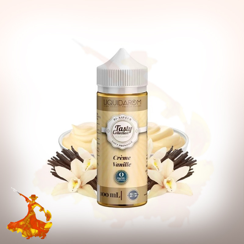 E-liquid Creme Vanille 100ml Tasty Collection by Liquidarom