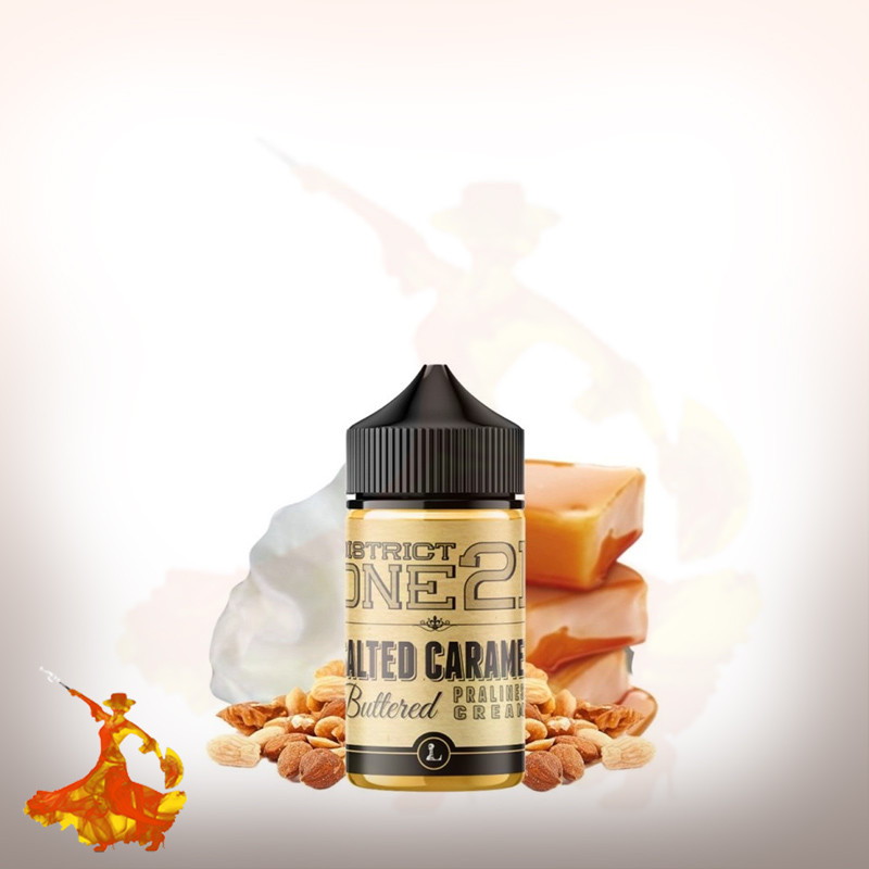 Eliquid Salted Caramel District One 21 50ml Five Pawn