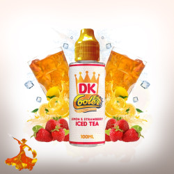 E-liquid Lemon and Strawberry Iced Tea 100ml DK Cooler by Donut King