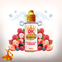 E-liquid Red Berry and Lychee 100ml DK Cooler by Donut King