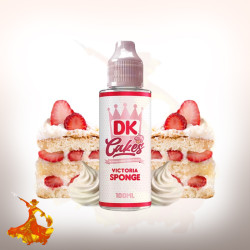 Eliquid Victoria Sponge 100ml DK Cake by Donut King