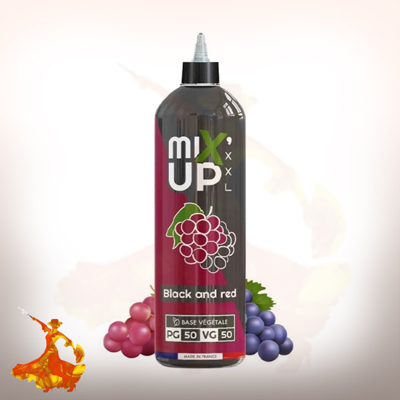 Eliquid Black and Red 1 litre MIXUP XXL