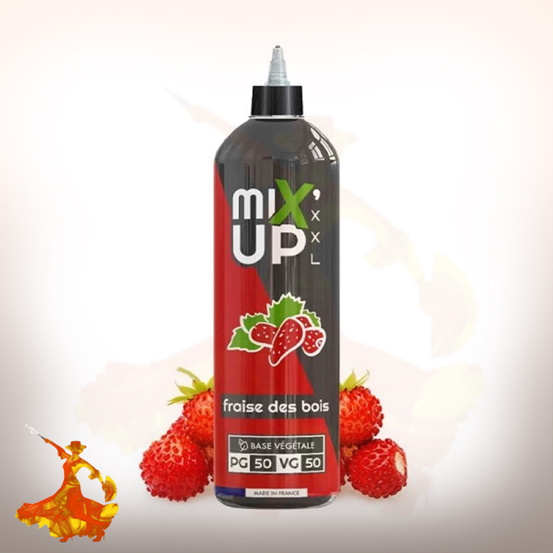 Eliquid Fraise des bois 1 litre MIXUP XXL