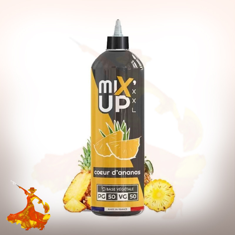 Eliquid Cœur d'ananas 1 litre MIXUP XXL