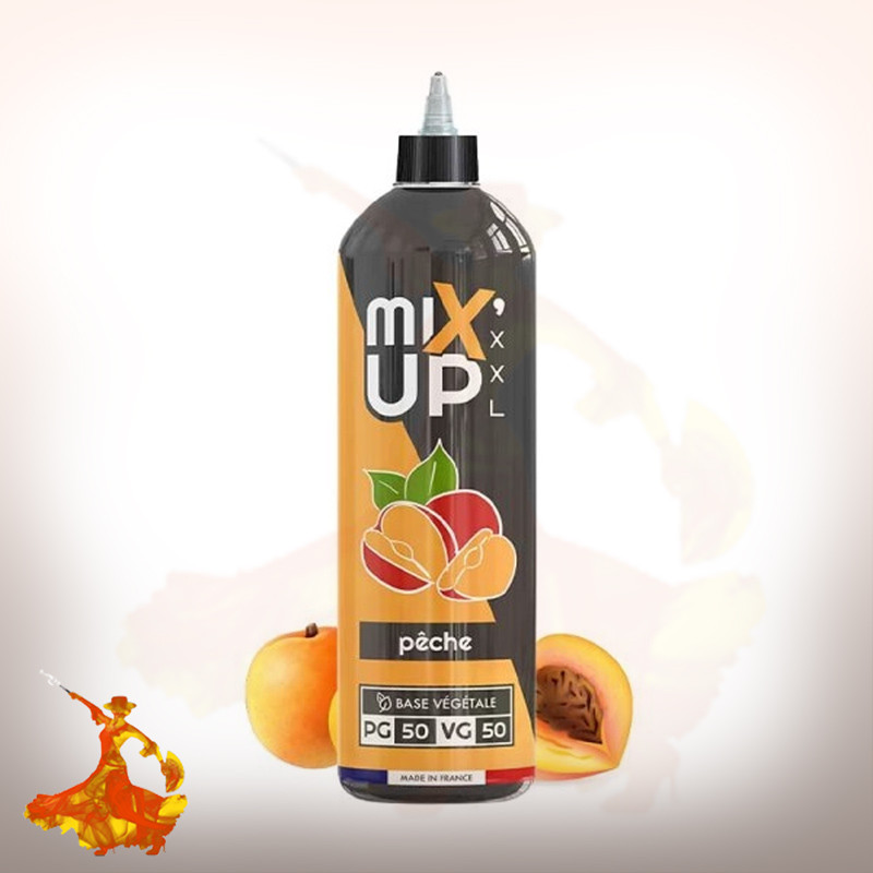 Eliquid Pêche 1 litre MIXUP XXL