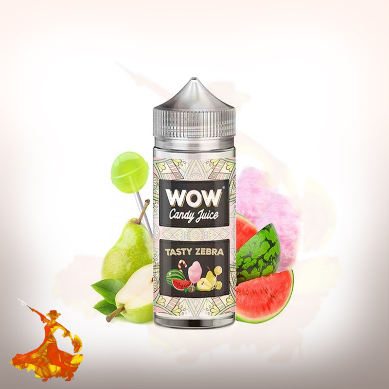 E-liquid Tasty Zebra 100ml WOW by Candy Juice