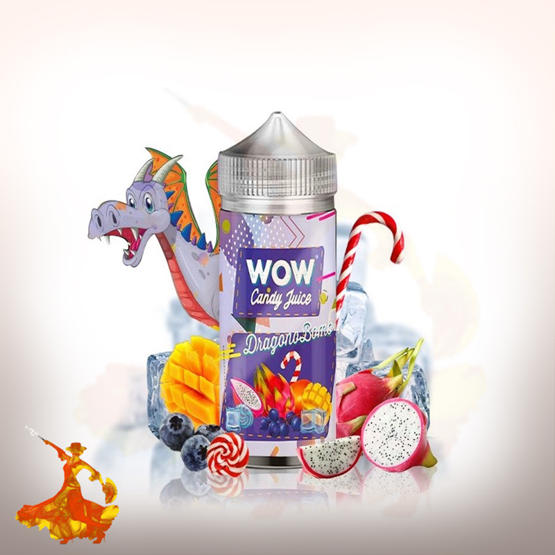 Eliquid Dragono Bomb 100ml WOW by Candy Juice