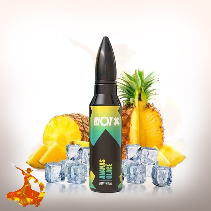 elfbar nachfüll pod läuft aus Eliquid Ananas Glace 50ml Riot X by Riot