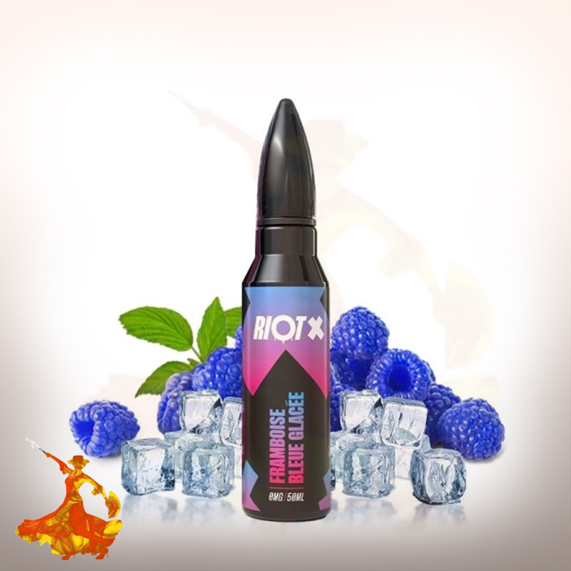 E-liquid Framboise Bleue Glacée 50ml Riot X by Riot