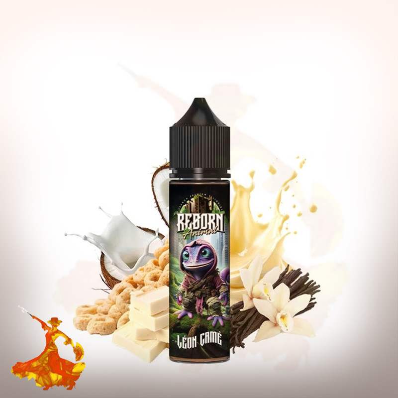 E-liquid Léon Camé 50ml Reborn Animal