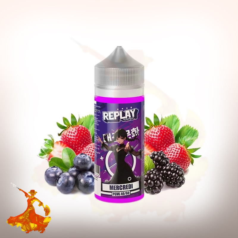E-liquid Mercredi 100ml Replay by Liquidarom