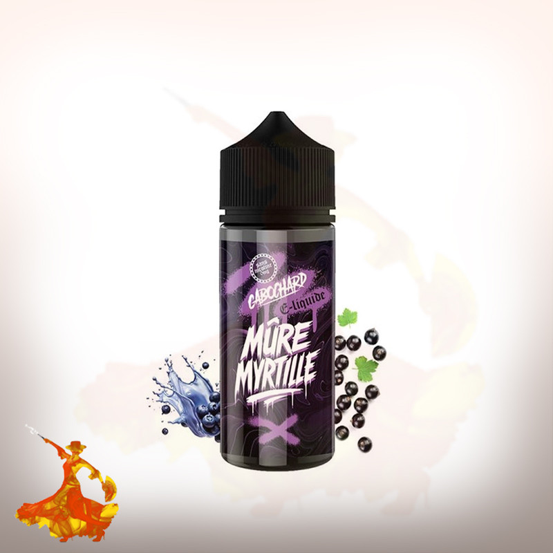 Eliquid Mûre Myrtille 100ml Cabochard