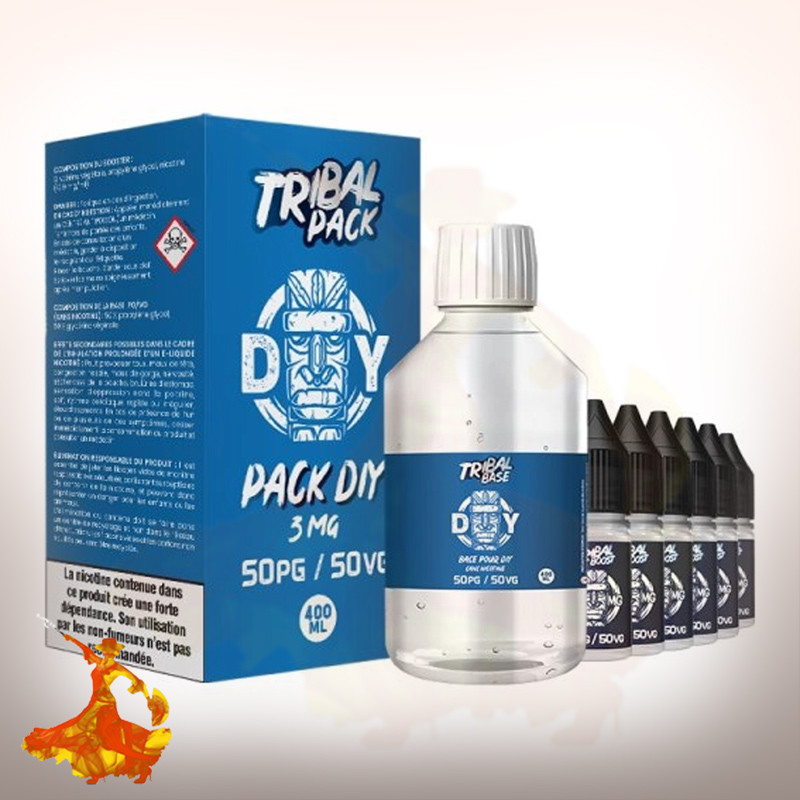 Pack Base DIY 400ml 50PG/50VG 3/6mg Tribal Force