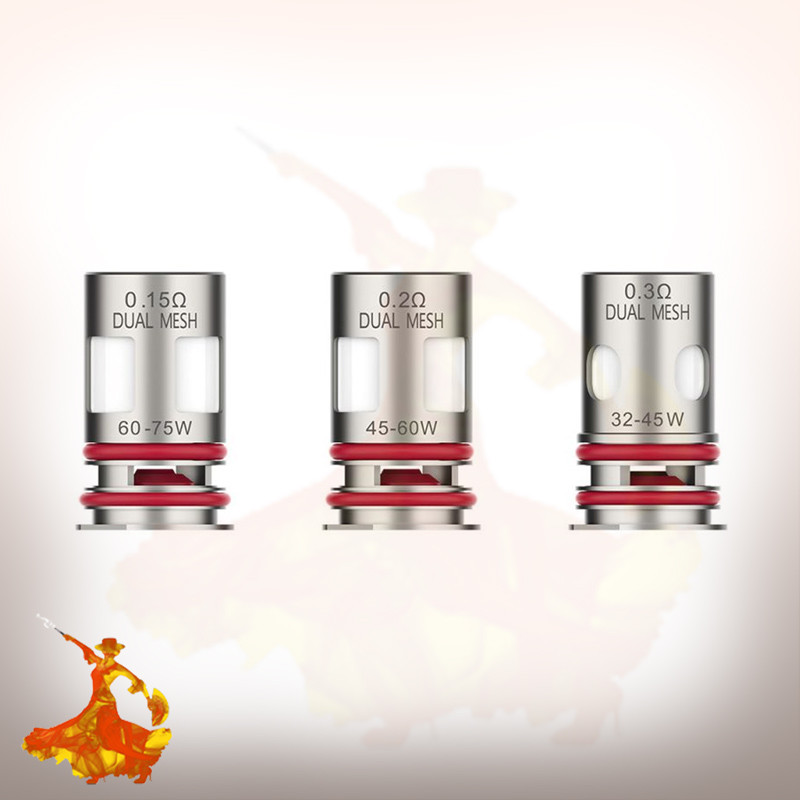 Mèche GTX Dual Mesh 0.15ohm / 0.2ohm / 0.3ohm Vaporesso