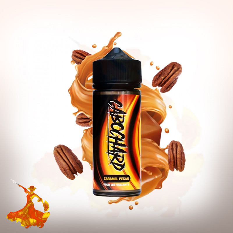 Eliquid Caramel Pecan pour les Vaillants 100ml Cabochard