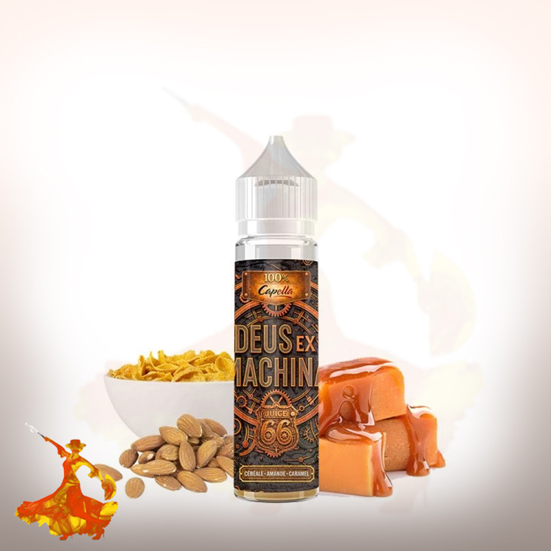 E-liquid Céréale Amande Caramel 50ml Deus Ex Machina by Capella x Juice 66