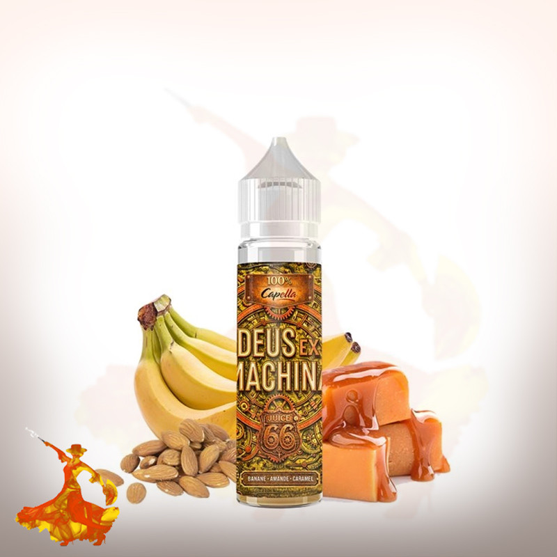E-liquid Banane Amande Caramel 50ml Deus Ex Machina by Capella x Juice 66