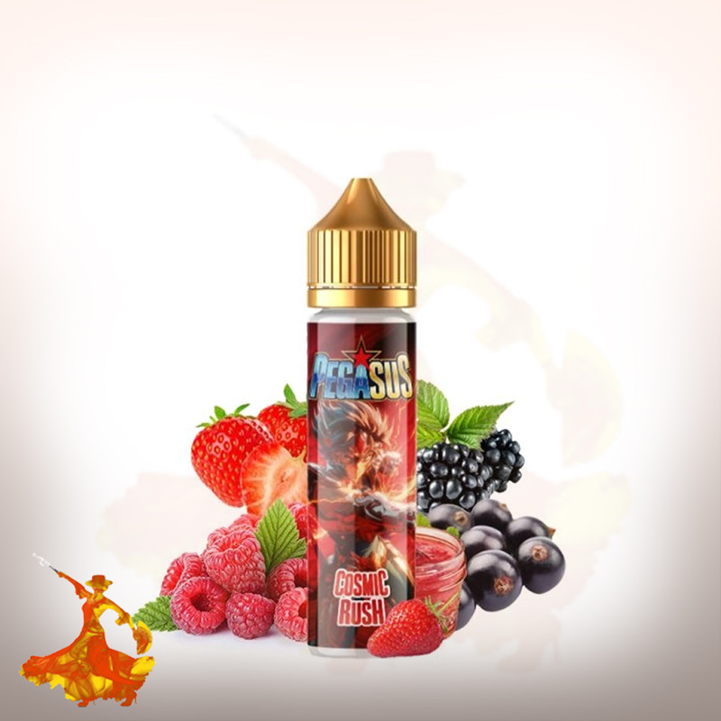 E-liquid Cosmic Rush 50ml Pegasus Arôme boosté prêt à vaper