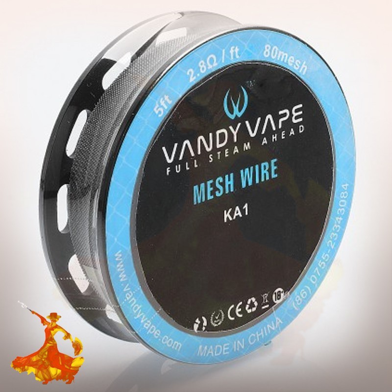 KA1 Mesh wire 80mesh 5ft (2.8Ω/ft) Vandyvape