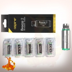Mèche AIO Breeze 0.6Ω/1.0Ω/1.2Ω Aspire