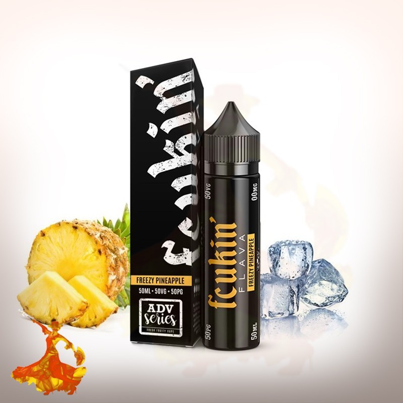 E liquid Freezy Pineapple Fcukin Flava Arôme boosté prêt à vaper