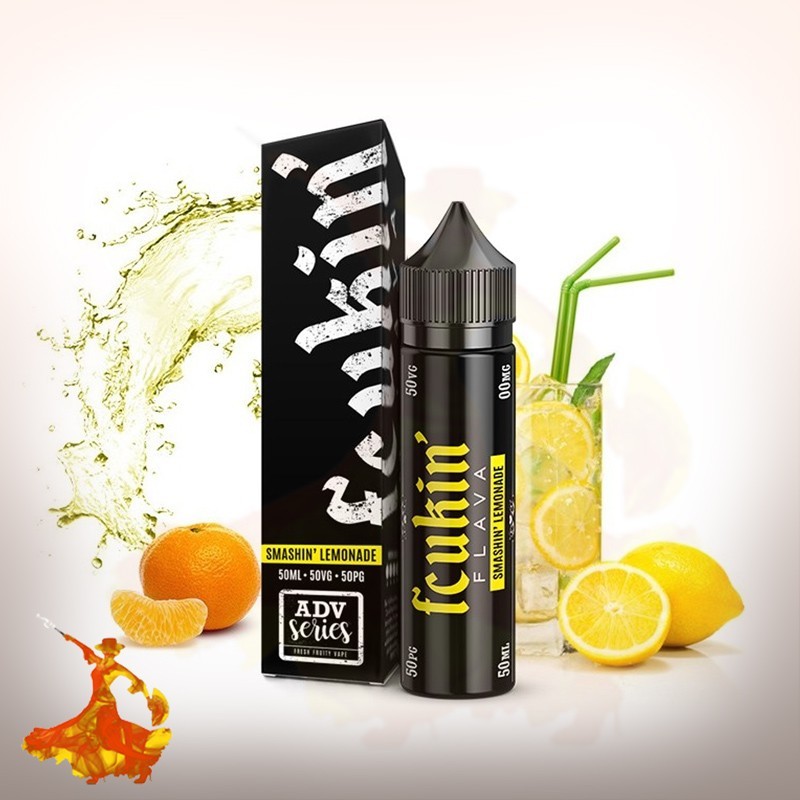 E liquid Smashin Lemonade Fcukin Flava Arôme boosté prêt à vaper