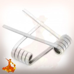 Coil pré monté Quad Core Fused Clapton Coils (10pcs) Wotofo