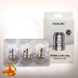 Mèches Dual Mesh 0.15ohm pour Tank TFV16 Lite Smok tech