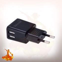 Adaptateur Secteur Mural 2 Ports USB 2.4A Tekmee